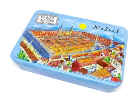 surtido de galletas madrid plaza mayor acuarela